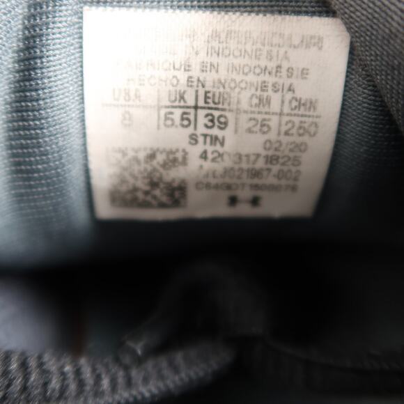 Under Armour Shoes Womens 8 Charged Impulse Running Sneakers Athletic Trainers - Picture 7 of 14